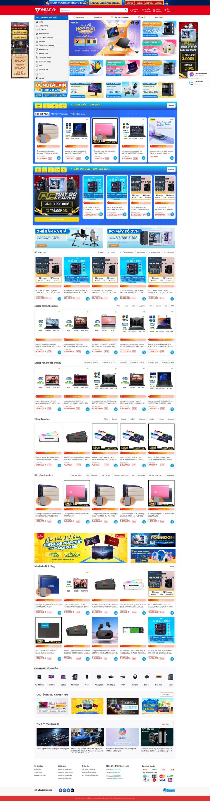 Ảnh Giao Diện Web Máy Tính Gaming: Tối Ưu SEO, Xử Lý Thần Tốc