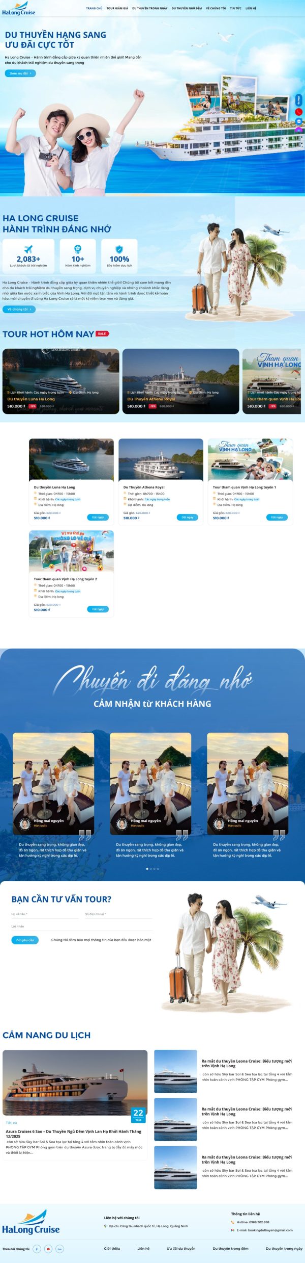 Giao Diện Website Du Lịch Chuyên Nghiệp: Tăng Chuyển Đổi, Chuẩn SEO