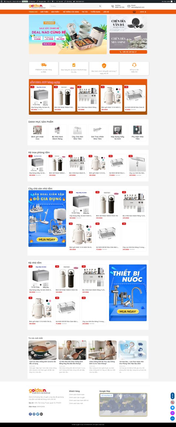 Theme wordpress bán đồ gia dụng