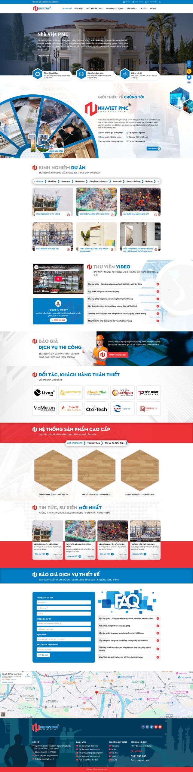 Theme wordpress xây dựng & kiến trúc,giao diện nhà việt chuẩn seo tại Buôn Ma Thuột, Đắk Lắk